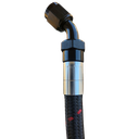 Aluminum 45 Degree Crimp Fitting, -16 AN, Black - 4226BLK