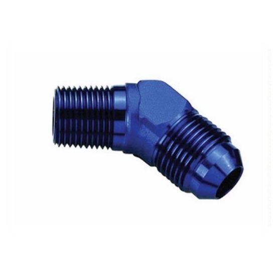 45 Degree Male Elbow, -8 AN to 3/8" NPT - 2023