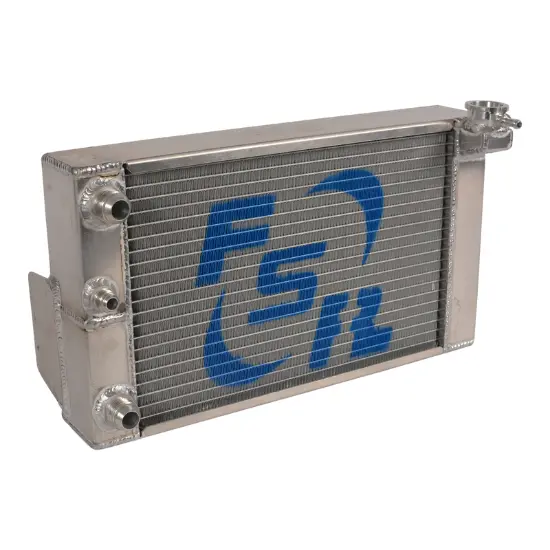 Micro Sprint Double Row Radiator, With Overflow & O-Ring Port - JOEFSR787672OTP