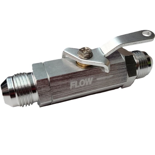 [PRF72-08S] Shut Off Valve -8 AN, Silver - 72-08S