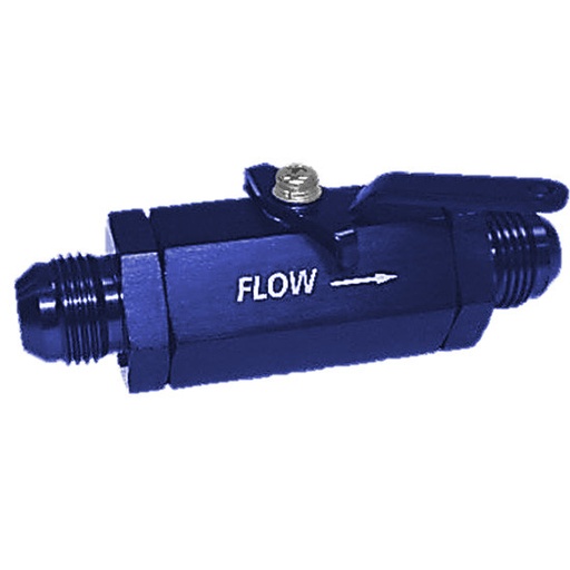 [PRF72-10B] Shut Off Valve -10 AN, Blue - 72-10B