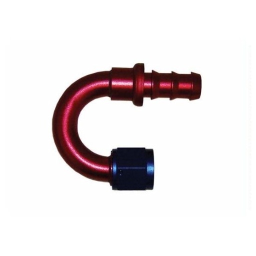 [PRF1563] Push-On Hose Fitting, 180 Degree -8 - 1563