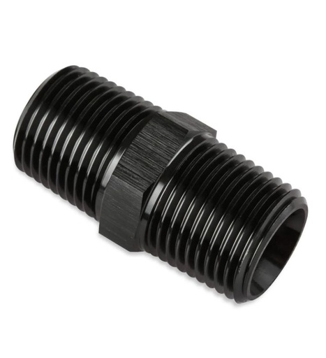 [PRF911-04BLK] 1/4" NPT to 1/4" NPT Male Fitting Black - 911-04BLK