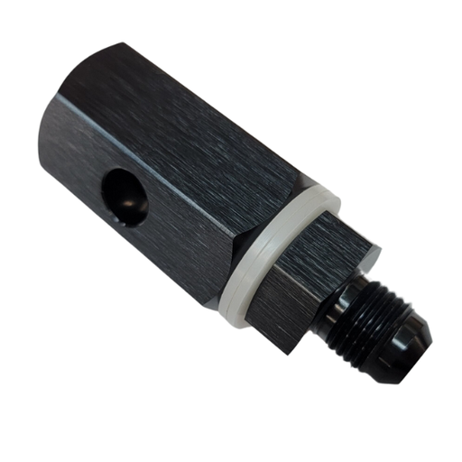 [PRF834-010BLK] Fuel Cell Rollover Valve, -10 AN, Black - 834-010BLK