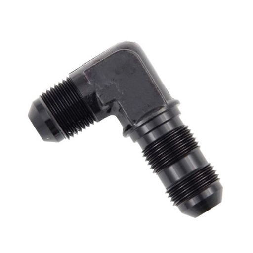 [PRF2084BLK] 90 Degree Bulkhead Union -10 Black - 2084BLK