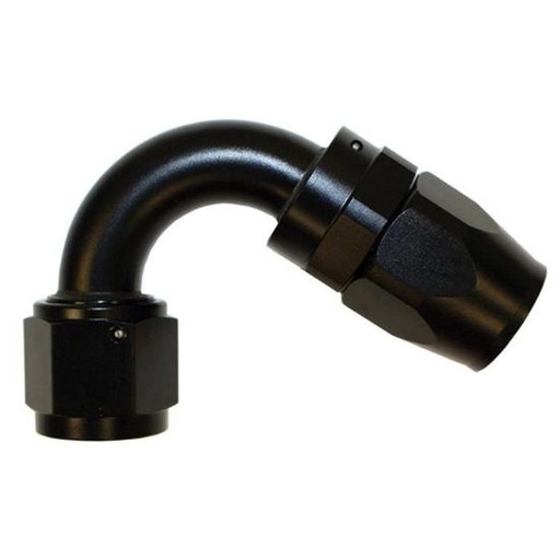 [PRF4044BLK] Aluminum 120 Degree Elbow Reusable Fitting -10 -Black - 4044BLK