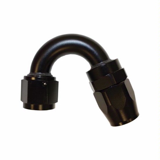 [PRF4053BLK] Aluminum 150 Degree Reuseable Fitting -8 Black - 4053BLK