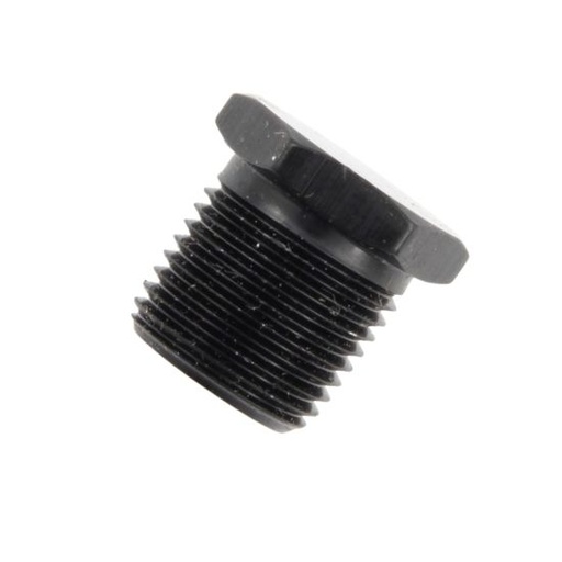 [PRF22209BLK] Aluminum Hex Plug 3/4" NPT Black - 22209BLK