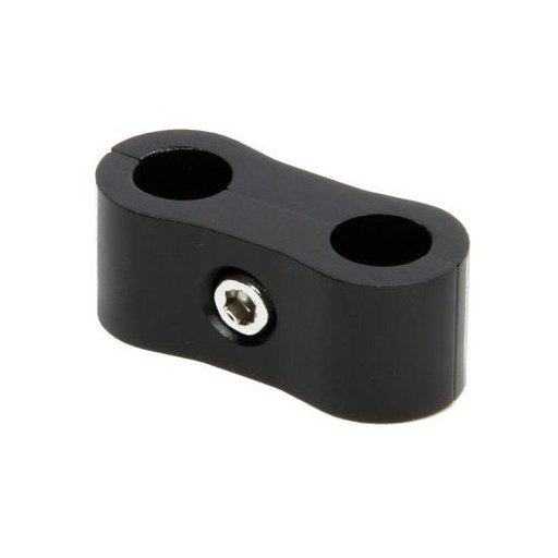 [PRF210BLK] Aluminum Line Separator -10AN, Black - 210BLK