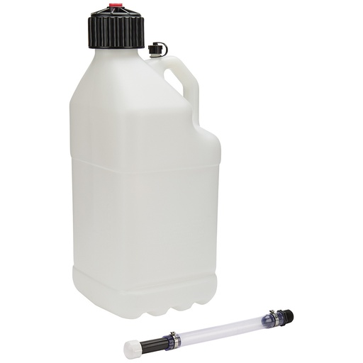 [ALL40120] Utility Jug 5 Gal w/Filler Hose Clear