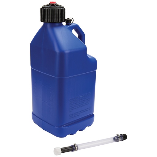 [ALL40122] Utility Jug 5 Gal w/Filler Hose Blue